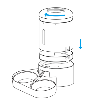 Petlibro PLAF006 Double Bowl Granary Automatic Feeder-46