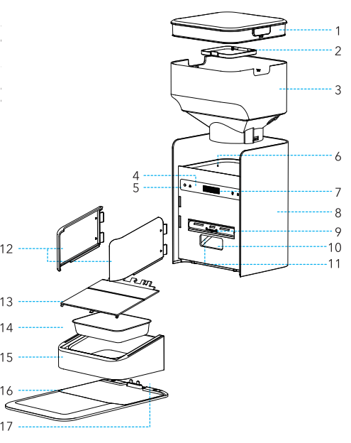 Petlibro PLAF301 One RFID Smart Pet Feeder-12