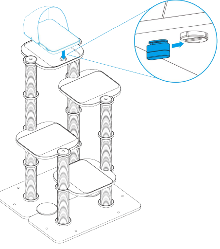 Petlibro PLCT005 Infinity Cat Tree Castle-42