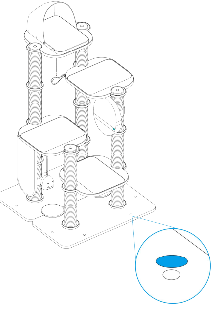 Petlibro PLCT005 Infinity Cat Tree Castle-50