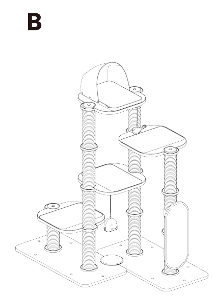 Petlibro PLCT005 Infinity Cat Tree Castle-52