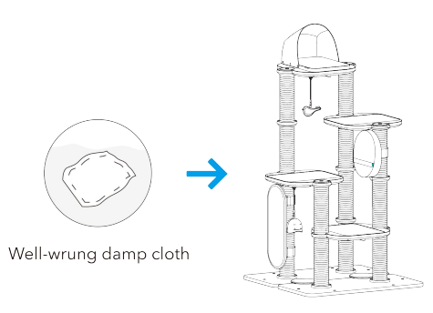 Petlibro PLCT005 Infinity Cat Tree Castle-55