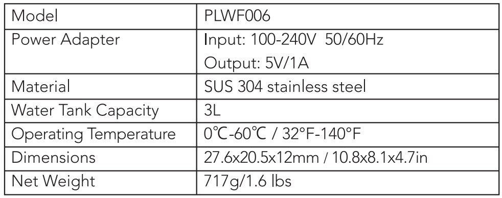 Petlibro PLWF006 Stainless Steel Water Fountain User Manual Petlibro PLWF006 Stainless Steel Water Fountain User Manual 13