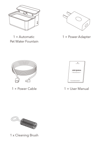 Petlibro PLWF007 Glacier Ultrafiltration Stainless Steel Pet Water Fountain 1