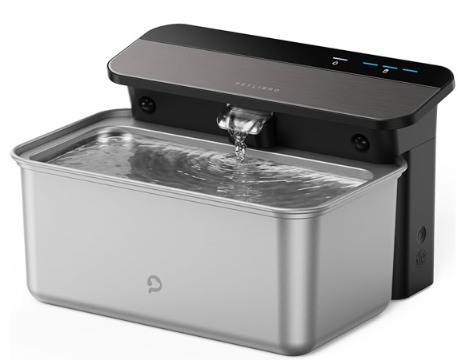 Petlibro PLWF007 Glacier Ultrafiltration Stainless Steel Pet Water Fountain prod