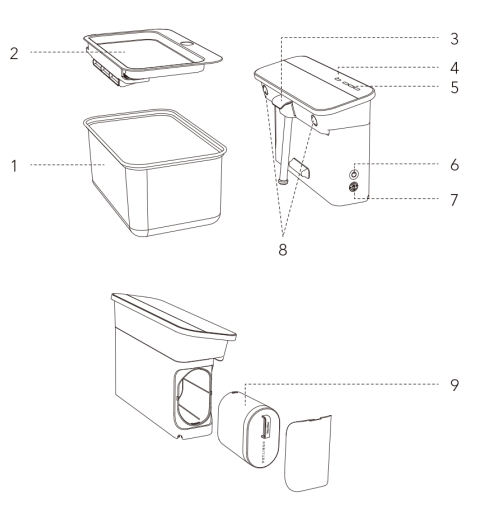 Petlibro PLWF007 Glacier Ultrafiltration Stainless Steel Pet Water Fountain 2
