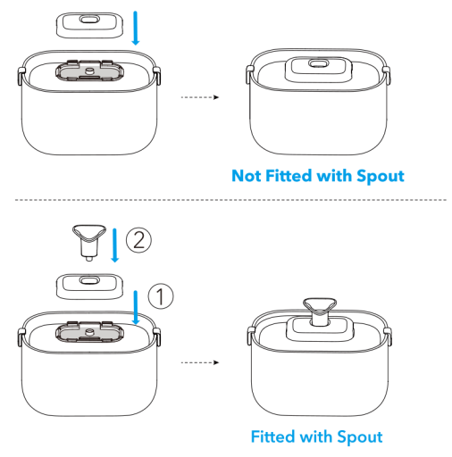 Petlibro PLWF115 Cordless Dockstream Battery-Operated Water Fountain 9
