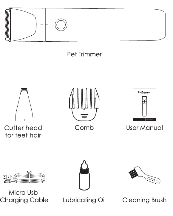Petwant EC21 Pet Hair Trimmer 1