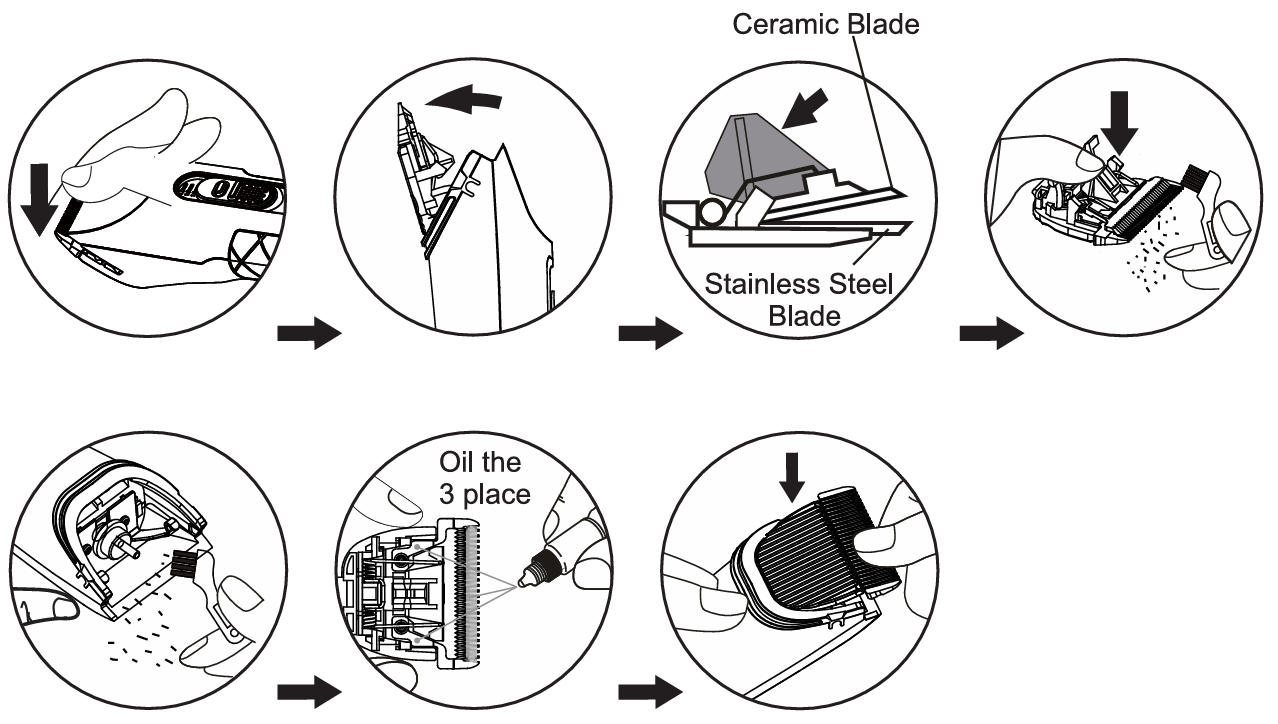 Petwant ECO1 Pet Hair Grooming Clipper 12