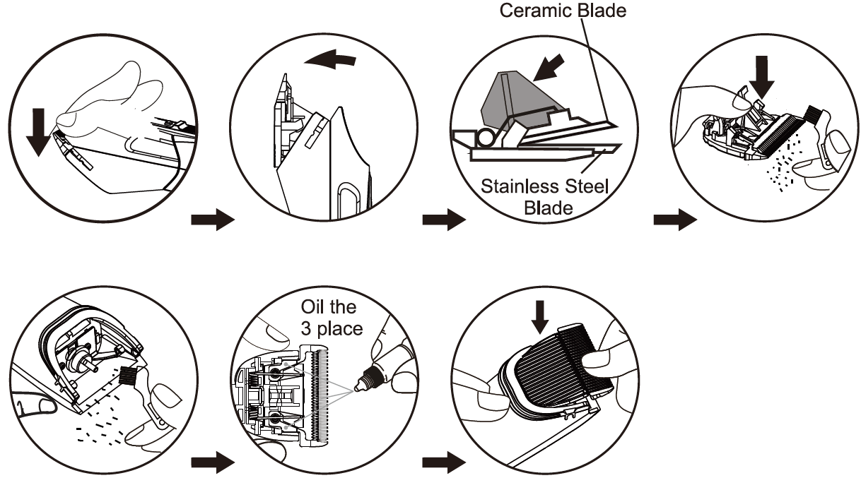 Petwant ECO2 Pet Hair Grooming Trimmer 11