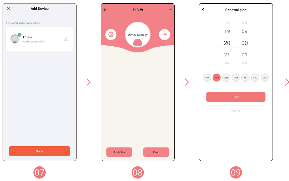 Petwant F13-W 6-Meal Smart Wifi Pet Feeder-11