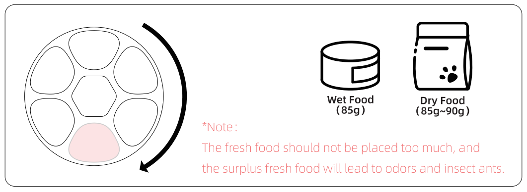 Petwant F13-W 6-Meal Smart Wifi Pet Feeder-6