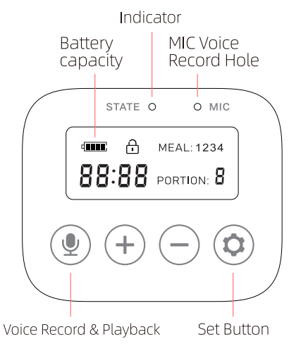 Petwant F14-L Automatic Pet Feeder-11