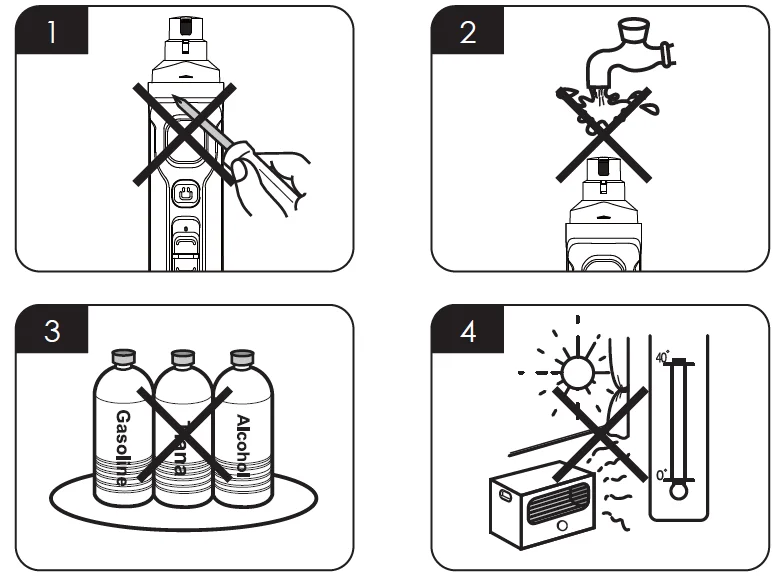 Petwant N30 LED Pet Nail Grinder 8