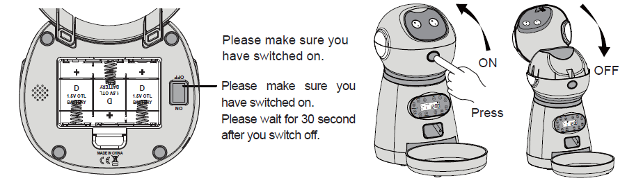 Petwant PF-1211 Robot Automatic Smart Pet Feeder-3