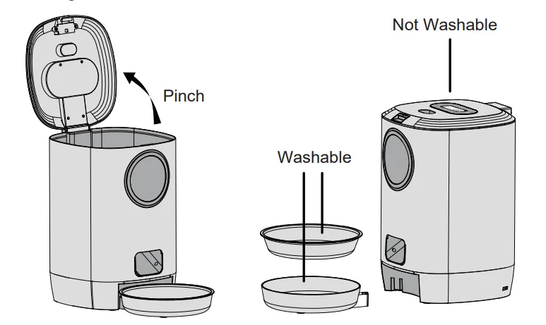 Petwant PF-122 Automatic Pet Feeder with Window User Guide Petwant PF-122 Automatic Pet Feeder with Window-13