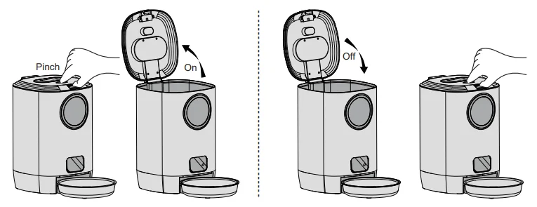 Petwant PF-122 Automatic Pet Feeder with Window User Guide Petwant PF-122 Automatic Pet Feeder with Window-2