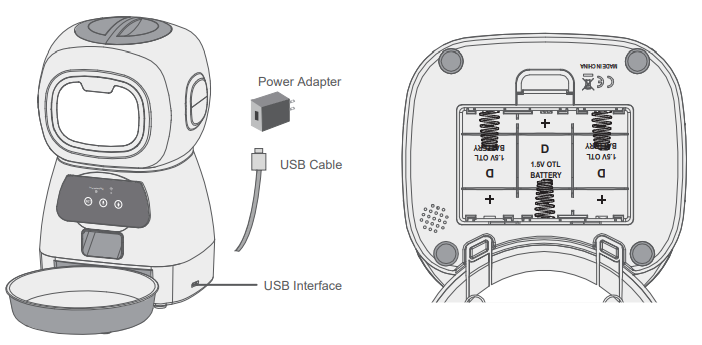 Petwant PF-125 Automatic Smart WiFi Pet Feeder-3