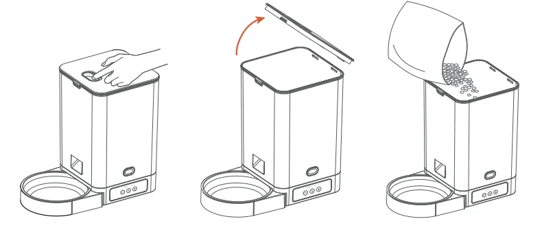 Petwant PF-126 Automatic WiFi Pet Feeder- 2
