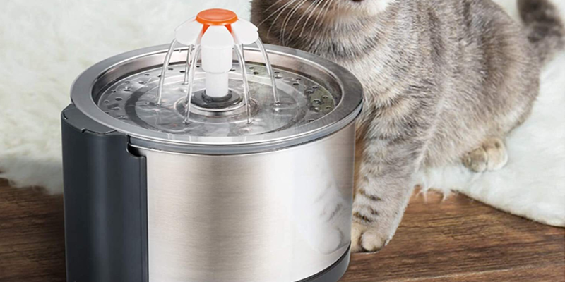 Petwant PW-106 Stainless Steel Pet Water Fountain User Guide Petwant PW-106 Stainless Steel Pet Water Fountain User Guide feat