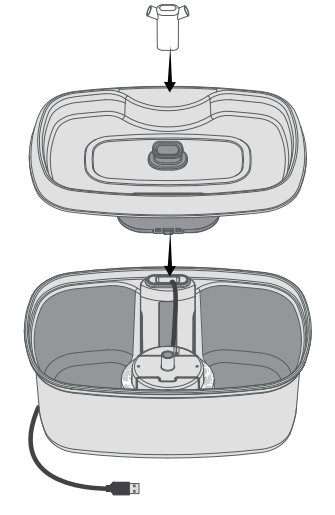 Petwant PWS-109 2L Stainless Steel Pet Water Fountain Instructions Petwant PWS-109 2L Stainless Steel Pet Water Fountain Instructions 4
