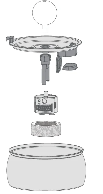 Petwant PWS-118 Pet Water Fountain 1