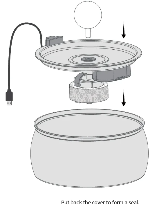 Petwant PWS-118 Pet Water Fountain 3