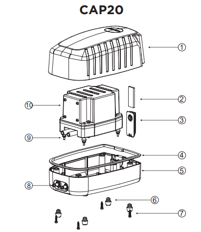 PondMAX CAP100 Air Pump-2