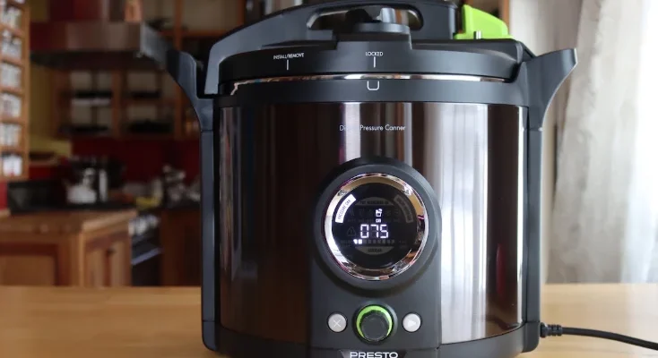 Presto Precise Digital Pressure Canner Quick Start Guide feat