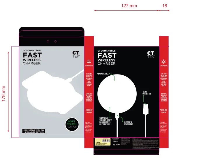Qi CT-TEK Compatible Fast Wireless Charger User Guide Qi CT-TEK Compatible Fast Wireless Charger User Guide 1