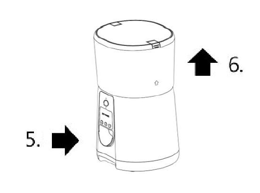Rasonic SMART FEED Automatic Pet Feeder-4