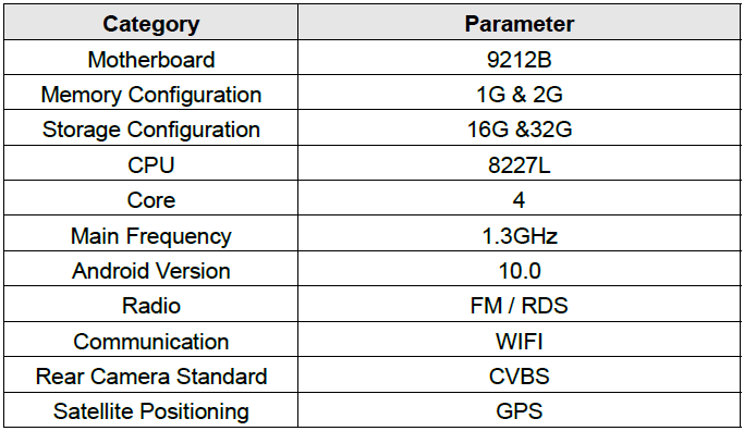 Roinvou 9212B Android Car Media Player-12