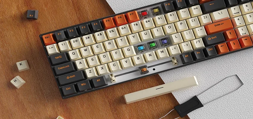 Royal Kludge RK100 Mechanical Wireless Keyboard User Manual Royal Kludge RK100 Mechanical Wireless Keyboard- feat image