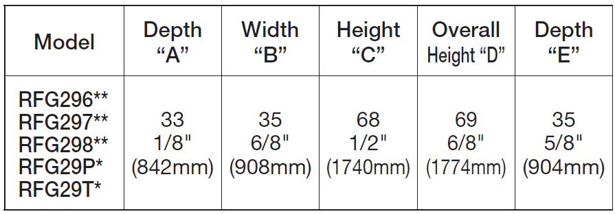 Samsung RFG298HD French Door Refrigerator 2