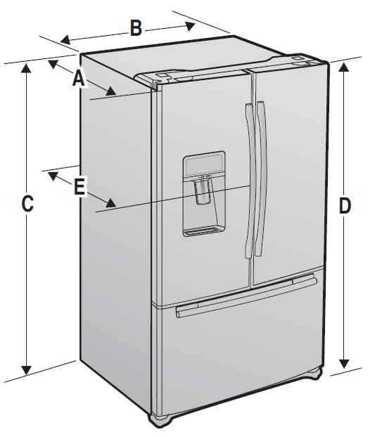 Samsung RFG298HD French Door Refrigerator 3