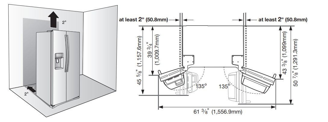 Samsung RS261MDBP Free-Standing Refrigerator User Manual 1