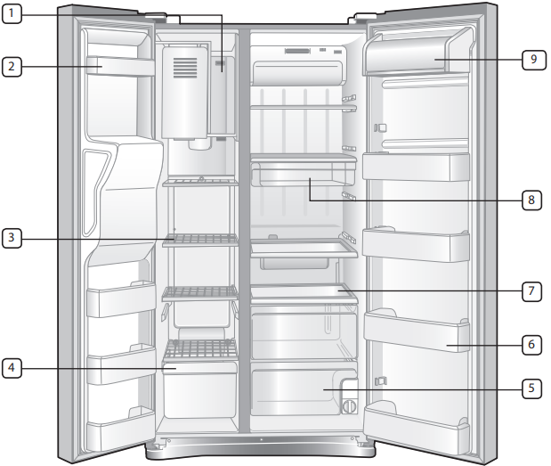 Samsung RS261MDBP Free-Standing Refrigerator User Manual 24