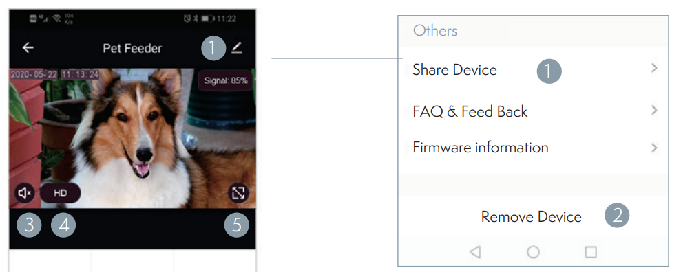 TESLA Smart Pet Feeder Camera User Manual 11
