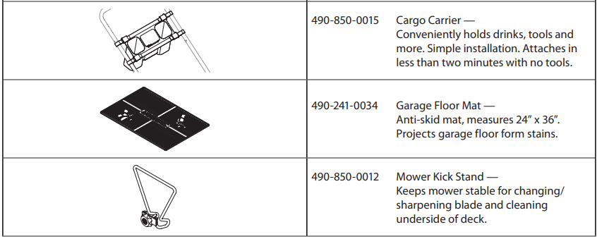 Troy-Bilt TB110 Push Lawn Mower User Manual 24