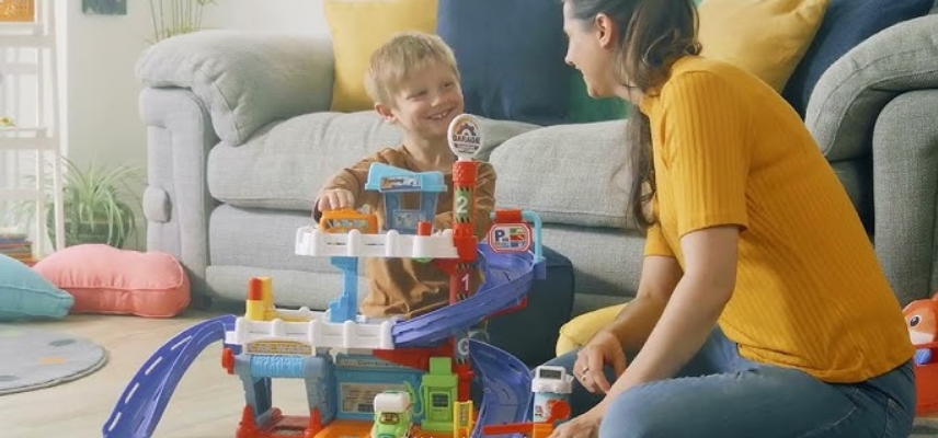 VTech Toot-Toot Drivers Kids Car Track Set-featured