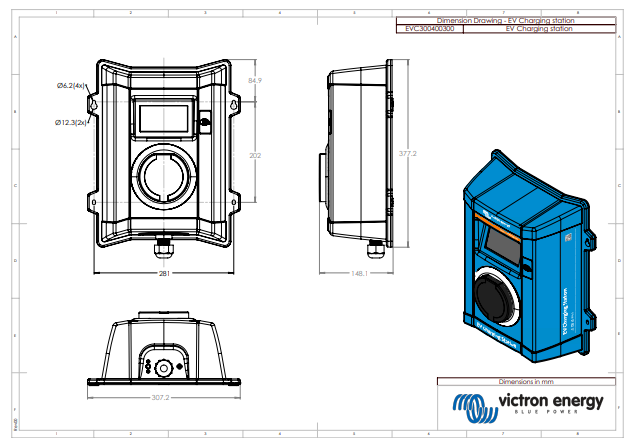 Victron Energy 7.3kW EV Charging Station-20