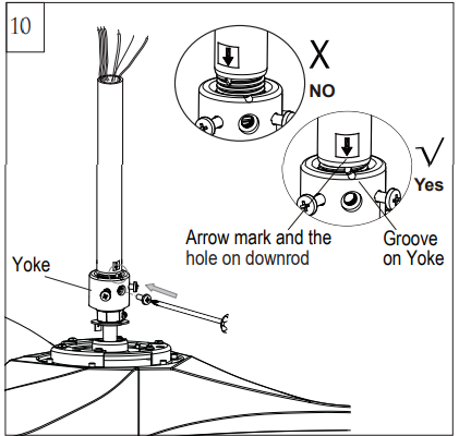 Visual Comfort 3MAVSM52D Maverick Smart LED Ceiling Fan User Manual 10