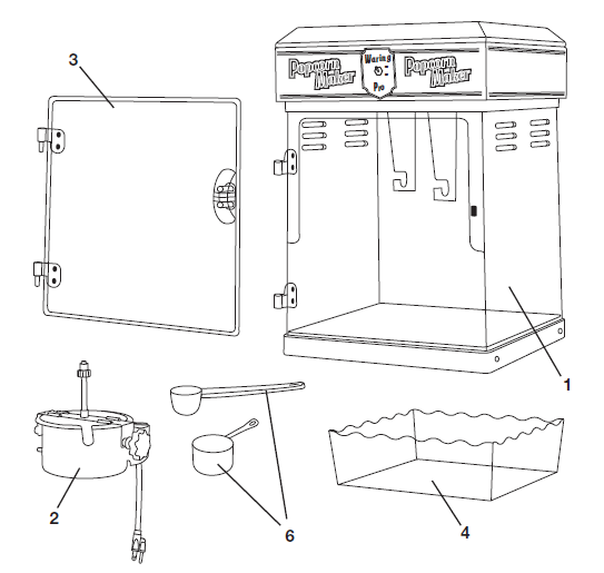 Waring Pro WPM25 Professional Popcorn Maker-1