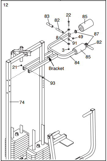 Weider 8530 Universal Home Gym User Manual 13