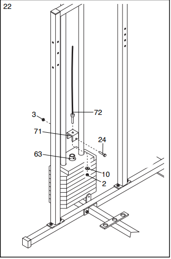 Weider 8530 Universal Home Gym User Manual 23