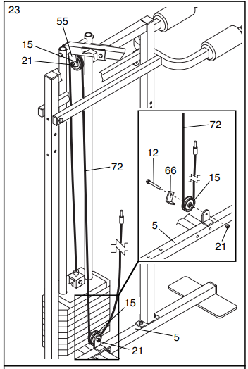 Weider 8530 Universal Home Gym User Manual 24