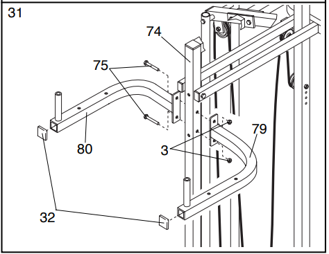 Weider 8530 Universal Home Gym User Manual 32