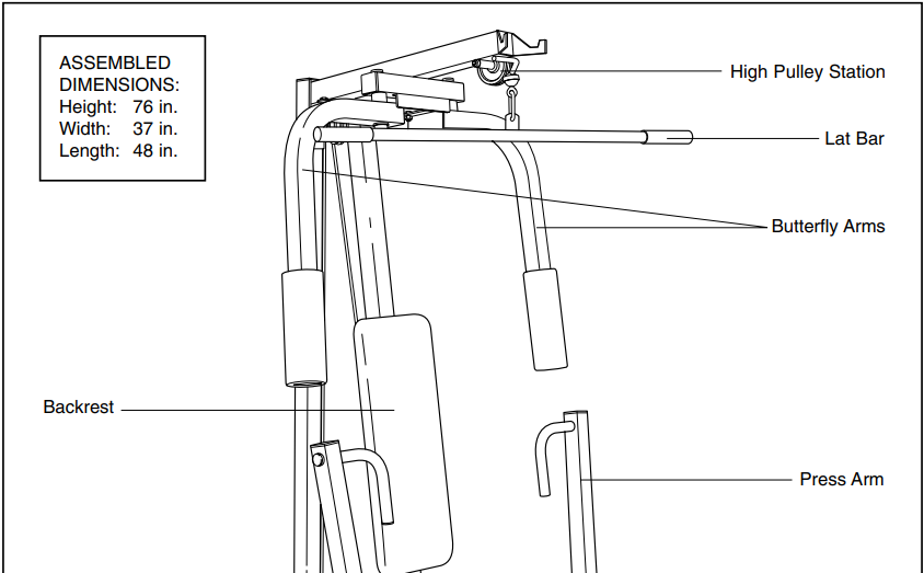 Weider 8920 Home Gym User Manual 1