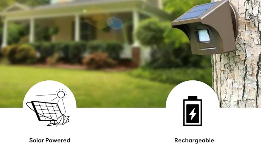 eMACROS HS002W Wireless Solar Driveway Alarm System User Manual