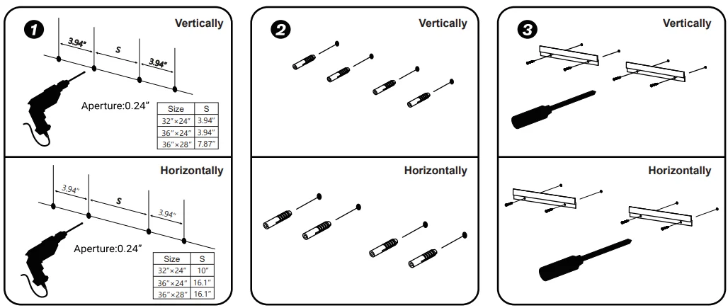 Amorho B08PJGHQYW LED Mirror User Manual Amorho B08PJGHQYW LED Mirror-1
